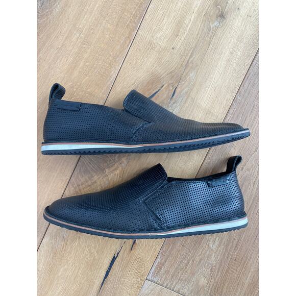 Men’s URI MINKOFF Union Leather Slip On Sneaker Loafer 10 - Picture 5 of 11